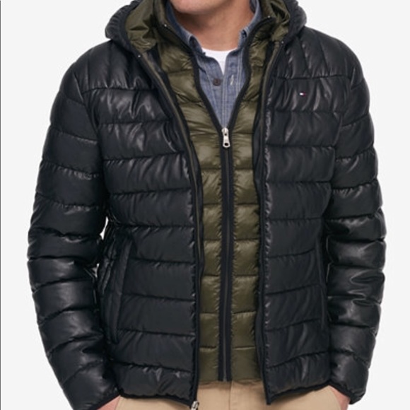 tommy hilfiger men's packable puffer jacket